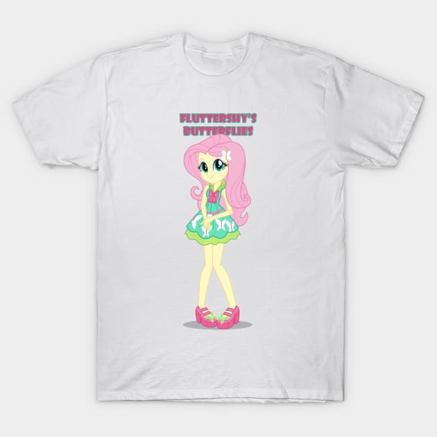 Fluttershy's Butterflies T-Shirt by mrs54528